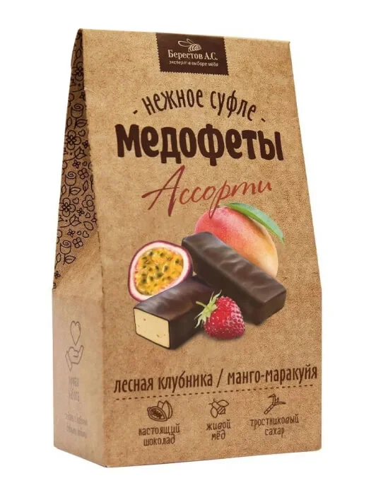  Берестов Медофеты Манго маракуйя и клубникой,150г    в Светлограде