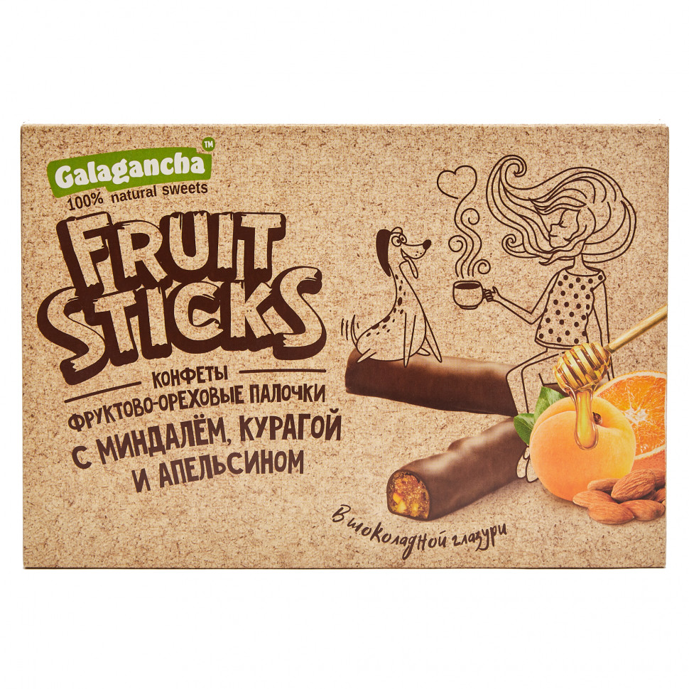  Берестов КРАФТ Fruit Stiсks с курагой и миндалем, 175г   в Светлограде