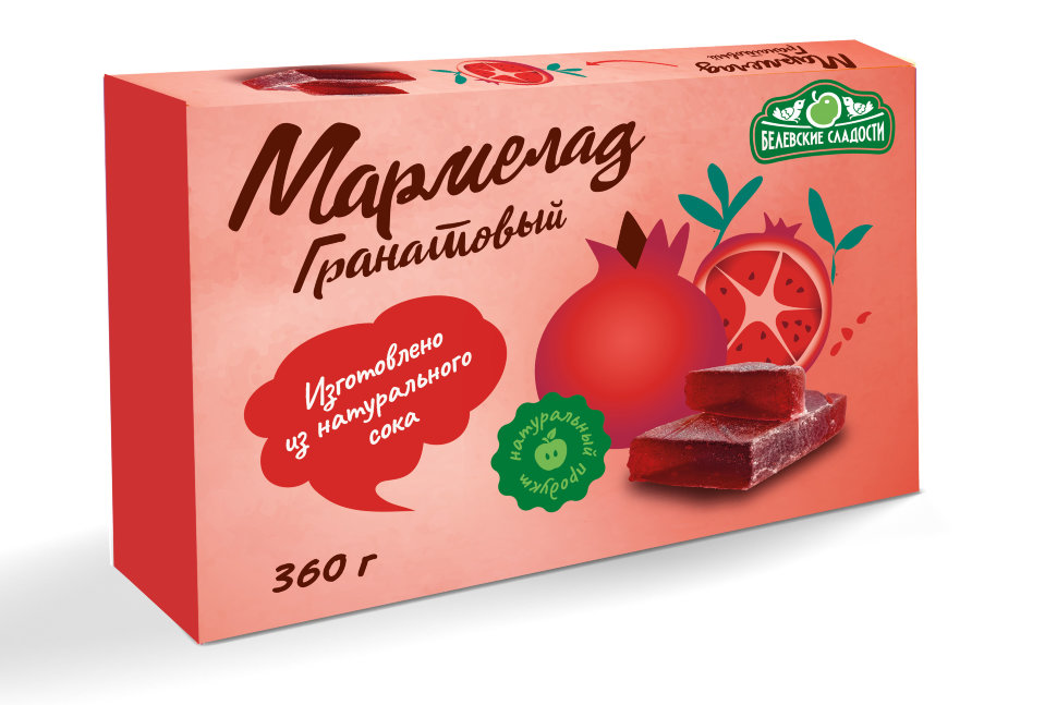  Мармелад  "Гранатовый" белевский 360г  в Светлограде