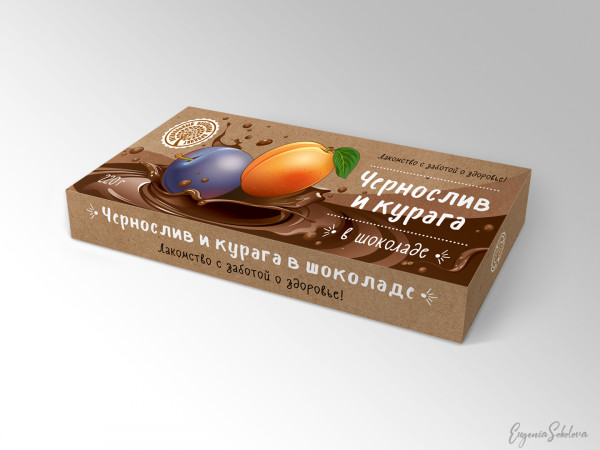 №2 Чернослив и курага в шоколаде, 220г в Светлограде