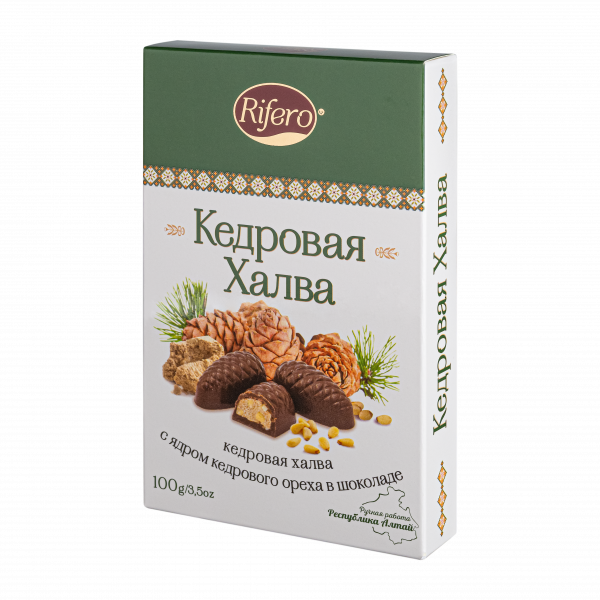 №1 Риф и ко Конфеты "Кедровая халва" 100г   в Светлограде