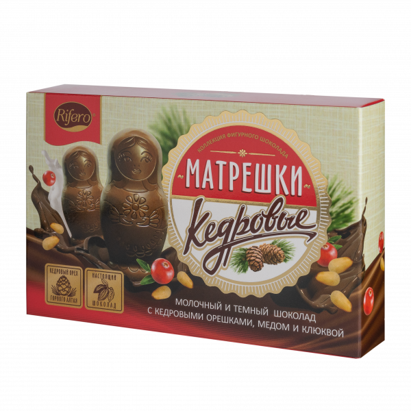 №1 Риф и ко Конфеты "Матрёшки кедровые" 100г           в Светлограде