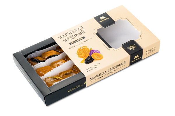 №2 Мармелад медовый "Микс сухофруктов" без сахара 200г  в Светлограде