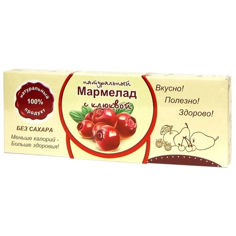  Мармелад натуральный "Клюква" 140г в Светлограде
