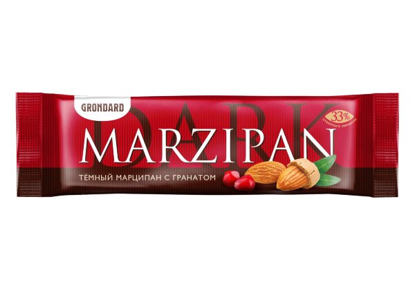 №1 TM Grondard     (10973) Батончики глазированные Марципановые ГРАНАТ, (24шт по 50г)       в Светлограде