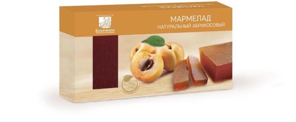 №2 Мармелад пластовый 210г абрикосовый  в Светлограде