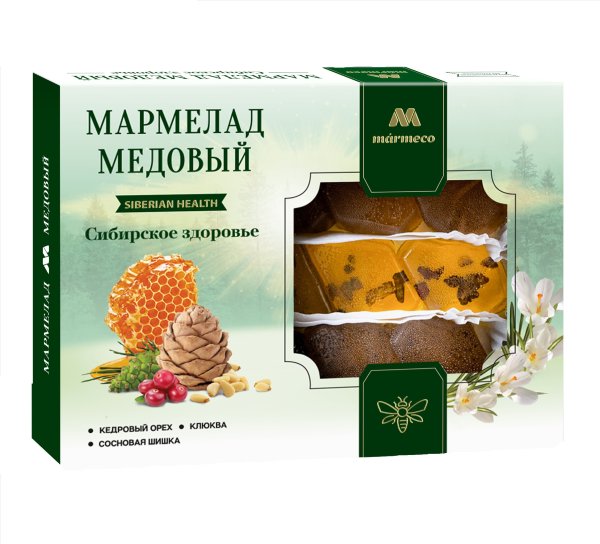 №2 Мармелад медовый "Сибирское здоровье" без сахара 200г  в Светлограде