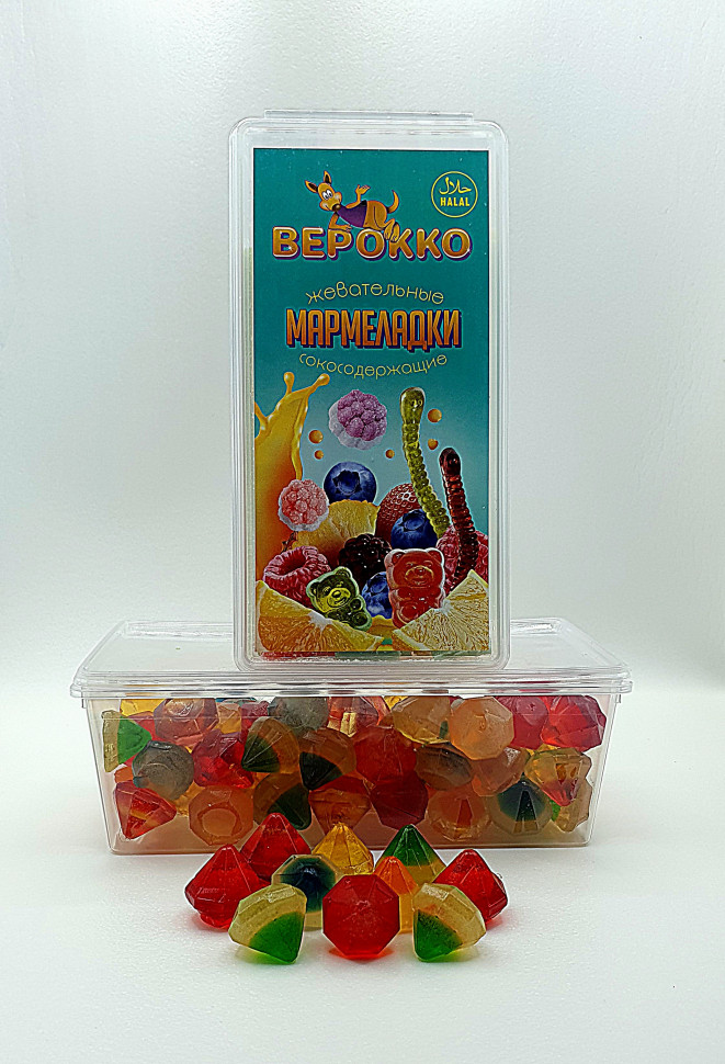  Жевательный мармелад Самоцветы, 250г      в Светлограде