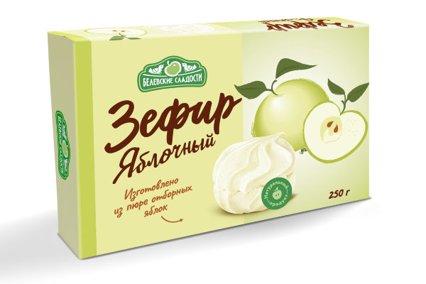 №2 Зефир белевский "Яблочный" 250г в Светлограде